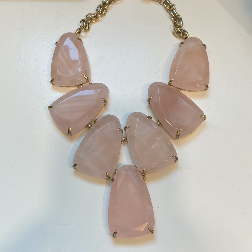 Nwt Kendra Scott Harlow pink necklace